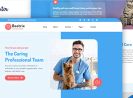 Beetrix – Pet Clinic & Hospital Elementor Template Kit