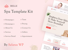 Belle | Beauty Spa Elementor Template Kit