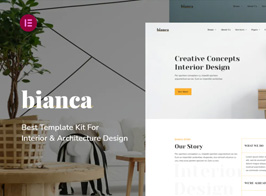 Bianca | Architecture & Interior Elementor Template Kit