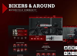 Bikers & Around – Motorcycle Club Elementor Template Kit