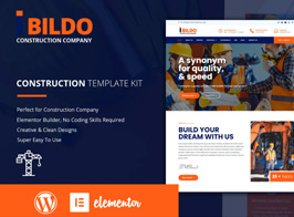 Bildo – Construction Elementor Template Kit