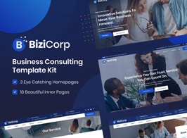 BiziCorp – Business Consulting Template Kit