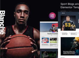 Blanche – Sports Blog & Magazine Elementor Template Kit
