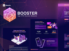 Booster – Proxy & App VPN Service Elementor Template Kit