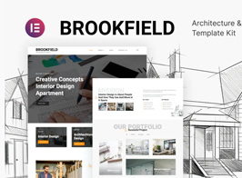 Brookfield – Architecture & Interior Design Template Kit