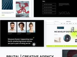 Brutal | Creative Agency & Advertising Service Elementor Template Kit