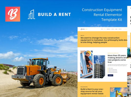 Build-A-Rent – Construction Equipment Rental Elementor Template Kit