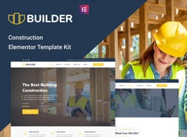 The Builder – Construction & Architecture Elementor Template Kit