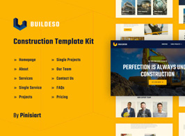 Buildeso | Construction Elementor Template Kit