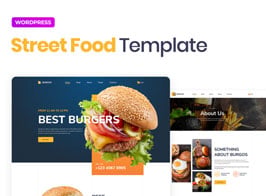 Burgos – Street Food Elementor Template Kit