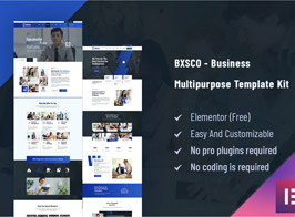 BXSCO – Business Multipurpose Elementor Template Kit
