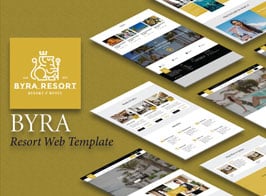 Byra – Hotel & Resort Template Kit