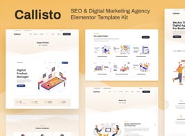 Callisto – SEO & Digital Marketing Agency Elementor Template Kit