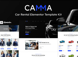 Camma – Car Rental Elementor Template Kit