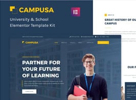 Campusa – University & School Elementor Template Kit