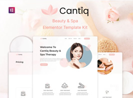 Cantiq – Beauty Spa Salon Therapy Elementor Template Kit