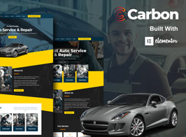 Carbon – Car Service Elementor Template Kit