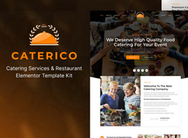 Caterico – Catering Services & Restaurant Elementor Template Kit