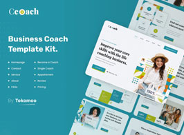 Ccoach | Business Coach Elementor Template Kit