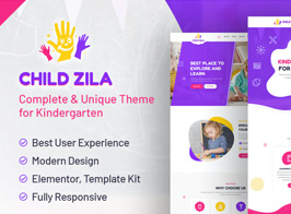 ChildZilla – Kindergarten & Childcare Elementor Template Kit