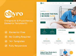 Chyro – Chiropractic & Physiotherapy Elementor Template Kit