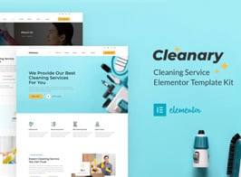 Cleanary – Cleaning Service Company Elementor Template Kit