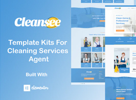 Cleansee – Cleaning Service Elementor Template Kit