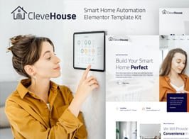 Clevehouse – Smart Home Automation Elementor Template Kit