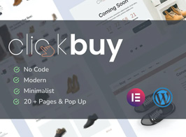Clickbuy – Shoe Store WooCommerce Elementor Template Kit