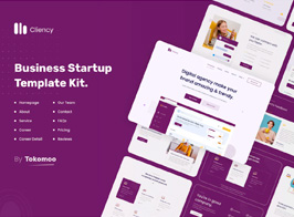 Clientcy | Business & Startup Elementor Template Kit