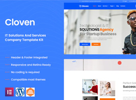 Cloven – IT Solutions &Services Company Elementor Template Kit