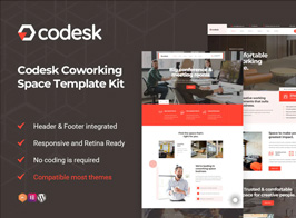 Codesk – Coworking Space Elementor Template Kit