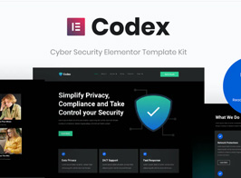 Codex – Cyber Security Elementor Template Kit