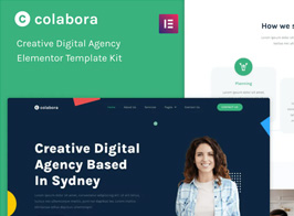Colabora – Creative Digital Agency Elementor Template Kit