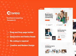 Conbiz – Consultancy & Business Elementor Template Kit