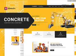 Concrete – Construction Elementor Template Kit