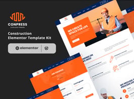 Conpress – Construction Service Elementor Template Kit