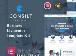 Consilt – Business & Consulting Elementor Template Kit