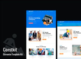Constkit – Construction and Industrial Elementor Template