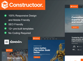 Constructoor – Construction & Building Elementor Template Kit