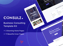 Consulz – Consulting Company Elementor Template Kit