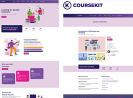 CourseKit – Online e-Learning Elementor Template Kit