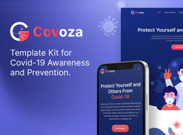 Covoza – Covid-19 Awareness & Prevention Elementor Template Kit