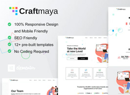 CraftMaya – IT Solutions & Services Company Elementor Template Kit