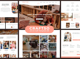 Craftso – Crafting Elementor Template Kit