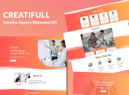 Creatifull – Creative Agency Elementor Template Kit