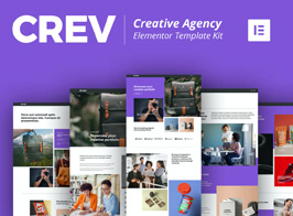 Crev – Creative Agency Elementor Template Kit