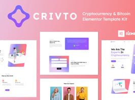 Crivto – Cryptocurrency & Bitcoin Elementor Template Kit