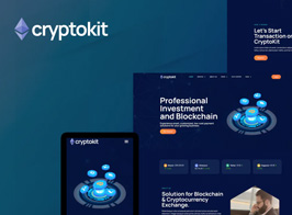 Cryptokit – Blockchain Cryptocurrency Elementor Template Kit