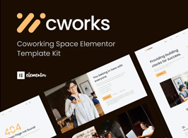 Cworks – Coworking Space Elementor Template Kit